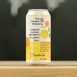 The Garden Imperial Apricot, Mandarin & Lemon Sour  Freddo Fox Collab (rebrew) - The Garden Brewery