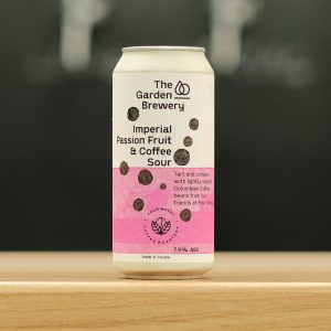 The Garden Imperial Passion Fruit & Coffee Sour  Four Wheel Coffee Roasters Collab - The Garden Brewery